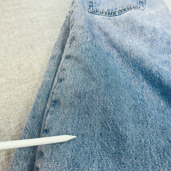 LL Bean Flannel Lined Jeans Mens 34x32 Double L Relaxed Fit Light Wash Blue - Picture 13 of 16